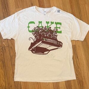 Off white Cake band t-shirt from B-Sides and Rarities album.